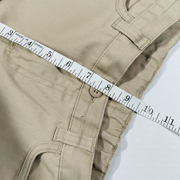 Classroom Girls Uniform Shorts Khaki Brown Style 5222 Adjustable Waist Size 12 - Picture 7 of 9